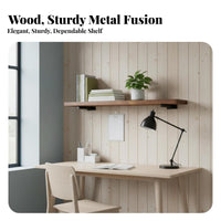 Single board storage shelfSaving Display shelf Minimalist Design for Homeowners