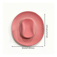 Hat Shaped Vase Embossed Decor Sculptural for Living Room