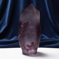 Decorative Vase Giftable Art Glass Vase Handmade for Entryway