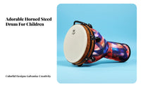 8" Djembe Lightweight Djembe Drum Portable Percussion Instrument for Beginners, Music Lovers, Kindergarten, lessonroom, gatherings