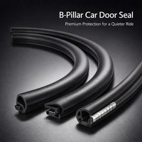 Black B-Pillar Door Seal Strip, Car Sealing Strips for B Pillar Trim, Wear Resis #variant:80cm (2 pieces)