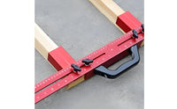 Telescopic Angle Clamp Aluminum Alloy 90-Degree Clamp Slotted Scale