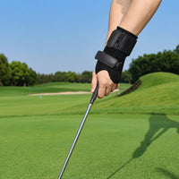 Stabilizing Golf Wrist Hinge Coach Adjustable Golf Wrist Brace Supportive Training Aid Padded for Golfers, Beginners, Driving Range, Home