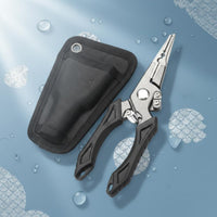 Multi-Functional Fishing Pliers Lightweight Lure Pliers Non-Slip Grip Long Nose for Anglers