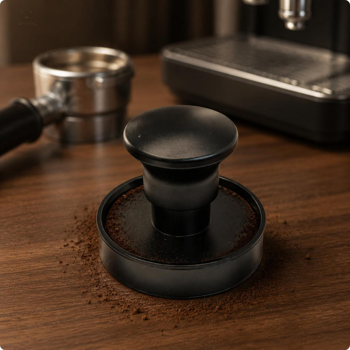 Constant Pressure Tamper Calibrated Coffee Tamper Funnel Long-Lasting