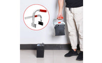 Non-Slip Rubber Grips Battery Carrier Ergonomic Handle Heavy Duty Battery Carrier Long-Lasting for Mechanics, Auto Repair Shop, Garage