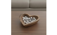 Heart Shaped Wooden Bowl Multi-Purpose Wooden Bowl Handmade