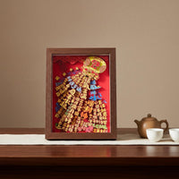 Tabletop Framed Artwork Housewarming Gift Shadow Box Decor for Tea Room