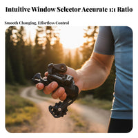 3x8 Gear Selector Kit Easy to Install 24 Speed Derailleur Set Mountain Bike Groupset Ergonomic Design Mountain Bike Gear