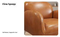 Single-Person Lazy Sofa Light Luxury Design Upholstered Armchair Space-Saving Ergonomic Comfort for Homeowners, Balcony, Bedroom
