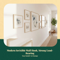 Picture Frame Hanging Hardware, Strong Hold D-Ring hangers, stable Wall Mounting for Art, Photo, Mirror