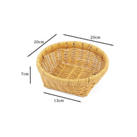 Rattan Basket Serving Bread Basket Multipurpose
