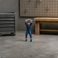 Repair Worker Figurine Realistic Mini Repairman Model Detailed for Sand Table