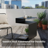 C-Shaped Magazine Stand Multi-Functional Household Furniture Modern aesthetic
