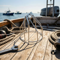 Outboards Prop Guard Stainless Steel Propeller Guard Heavy-Duty Propeller Protector Cage for Workboats