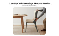 Upholstered Dining Chair Modern Design Curvedsupport Dining Chair Ergonomic Supportrest Gilded Legs for Adults, Restaurant