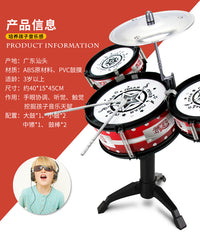 儿童玩具架子鼓仿真爵士鼓吉它早教益智男女孩1-6岁打击乐器批发