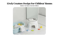 Children's Stool Stable Non-Slip Child Stool Comfortable Seat for Young Children, Playroom, Kitchen
