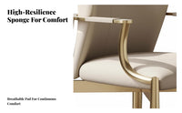 Single-Seater Leisure Armchair Light Luxury aesthetic Cantilever Side Chair sturdy Easy Assembly for Hoteliers, Hotel, Study