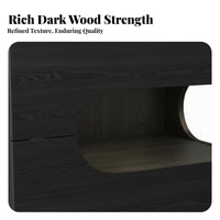 Nightstand with Drawers and Shelf Minimalist Design for Nursery