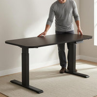 Height Adjustable Table Control Panel Electric Standing Desk Underside Controls Rectangular Standing Desk for Home