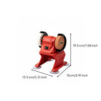 Mini Bench Grinder Cordless Electric Grinder Polisher Sparks Safety Guard