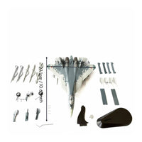 1/72 Scale SU-57 Fighter Jet Model Interchangeable Landing Gear for Office