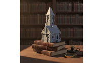 Fortified Dwelling Weathered Miniature Building Model Authentic Scenery for Tabletop Gaming