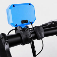 Cycle Headlight with Warning Sound USB Rechargeable Commuting Headlight Wired Control for Commuters, Night Riding, City Riding