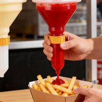 Hanging Sauce Bottle 3.5 L Long Spout Dispenser Conical Body