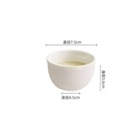 Porcelain Snack Bowl Space-Saving Porcelain Bowl Glossy for Kitchen, Dining Room