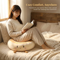 Donut Cushion Memory Foam Seat Cushion, Round Seat Pad for Living Room Floor, Ta #variant:Pouf 38*38*14CM