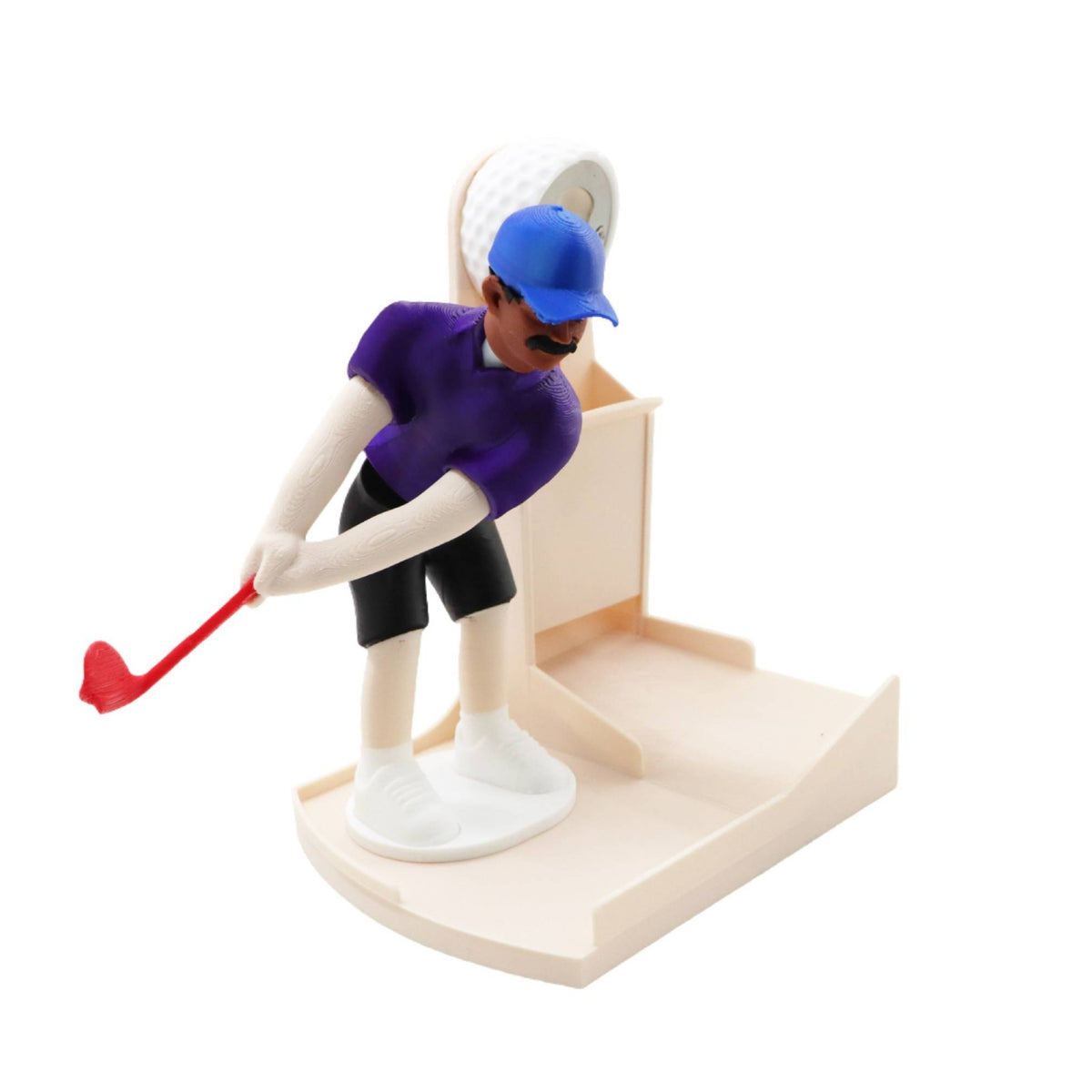 Standing Golfer Bottle Opener Built-in Golf-Themed Bottle Opener Compact Golfer Figurine Sturdy for Golfers, Office Desk