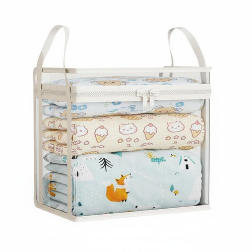 Collapsible Frontentry Container with casters Transparent clear panels for Families