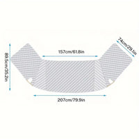 RV Windshield Sun Shade Cover, Snow Cover, UV Resistant, Aluminum Foil, Half Cover