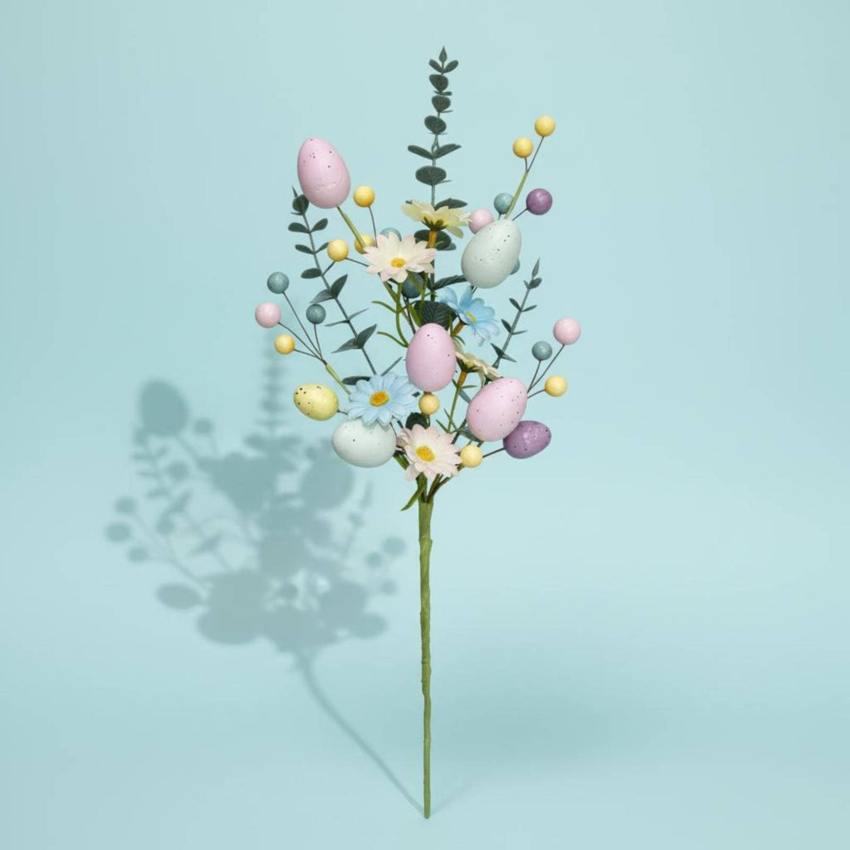 Easter Egg Branch Flexible Stems Artificial Fruit Flower Pick Long-Lasting