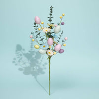 Easter Egg Branch Flexible Stems Artificial Fruit Flower Pick Long-Lasting