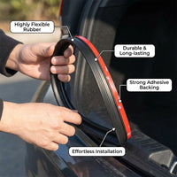 Universal Car Weather Seal Strip, Rubber Trunk Lid Sealing Strip for SUV, Not Prone to Aging Trunk L - Image 4