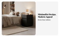 Narrow Bedside Cabinet Modern Design Narrow End Table Versatile for Small Areas