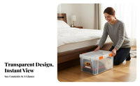 Under-Bed Storage Box Dustproof Closet Organizer Easy to Clean for Families