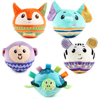 Amazon Children's Musical Bouncing Ball Sound Interactive Toy Early Education Soothing Plush Hand Ball