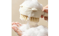 Two-in-Onepurpose Long-Handled Bath Brush Waterproof Bath Brush with Hanging Loop Gentle Back Scrubber Skin-Friendly for Shower