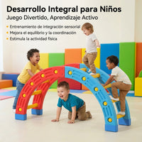 Large Kids Climber, Toddler Climber for 3-6 Years Old, Non-Slip Balance Toy, PP Plastic Climbing Set for 2 Users