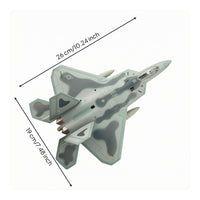1/100 Twin-Tail Fighter Jet Model Printed Panel Markings Fifth-Generation Fighter Jet Model Giftairplane