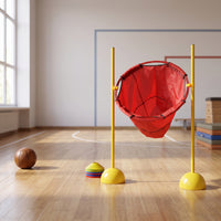 Detachable Sandbag Toss Target with Net Water-Fillable Throwing Target Frame Portable Yard Game Allcomplete Set for Children, Toddlers, Backyard, Kindergarten, Playroom