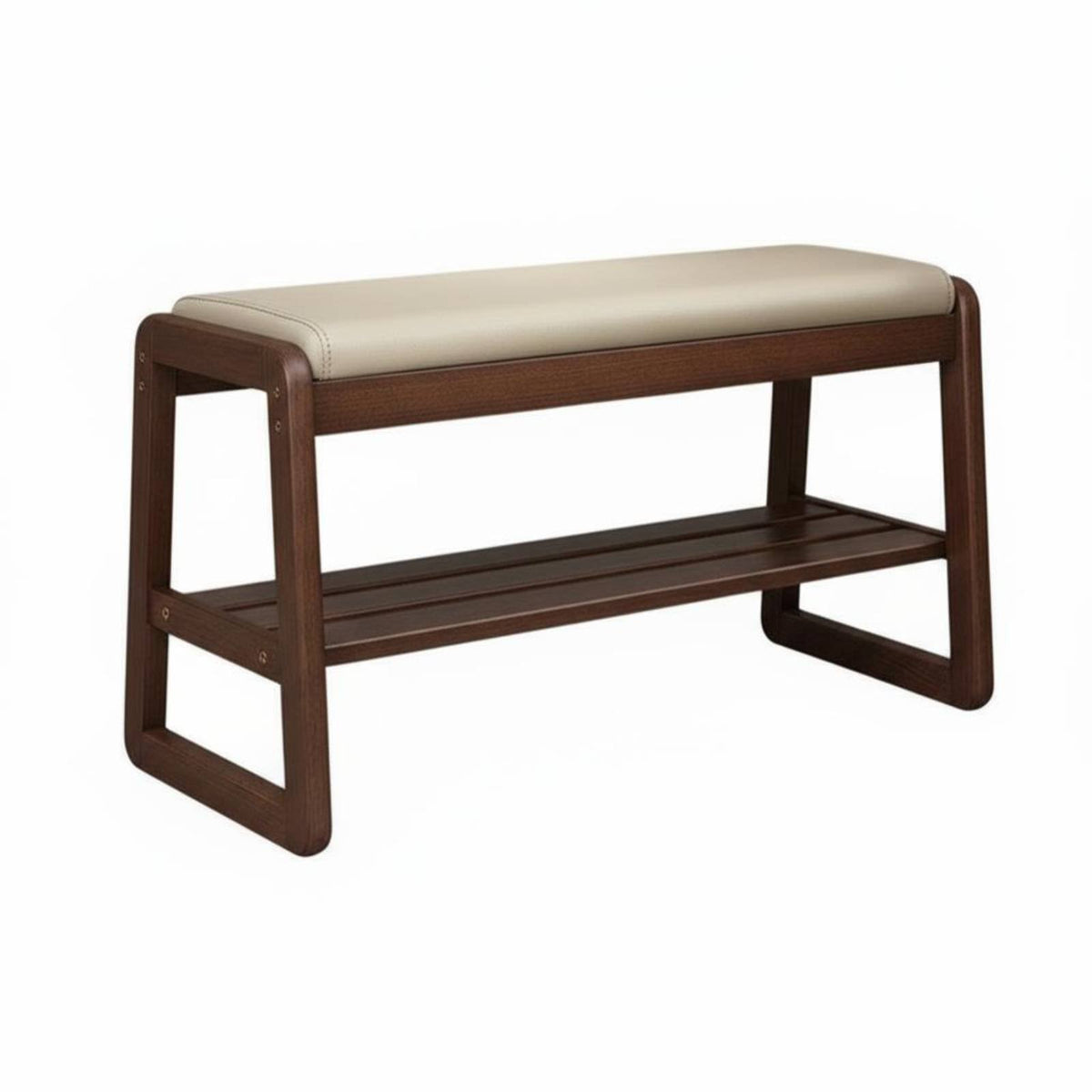 Space-Saving Design paddeded Shoe Storage Bench Padded Seat paddeded Entryway Stool Sturdy Frame Home Organizer High Load Capacity for Apartment Dwellers, Families, Homeowners, Hallway, Mudroom, Living Room, Bedroom