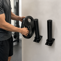 weight plate storage posts
