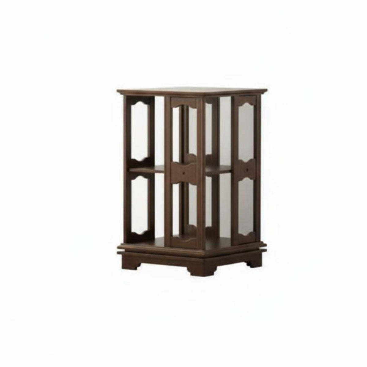 2-Tier Accent Table clean contemporary Design 2-Tier End Table Sturdy Construction