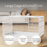 Hamster Enclosure, Spacious, Chew-Resistant, Easy Clean