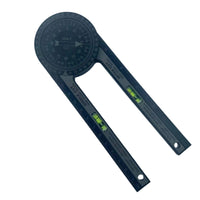 Angle Gauge with Ruler Arms Plastic Angle Gauge Ruler and Protractor Combination Easy-to-Read Measuring Tool Accurate